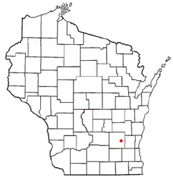 Location of Iron Ridge, Wisconsin