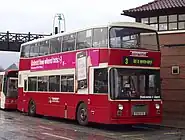 East Lancs 1984-style bodied Dennis Dominator in 29 December 2007