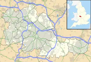 Dudley is located in the West Midlands