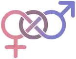 Bisexual infinity symbol