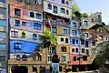 The Hundertwasserhaus in Vienna, Austria