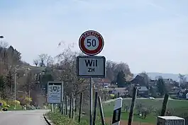 Village entry of Wil