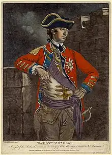 A painting of William Howe in 1777.