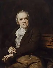 Blake in a portraitby Thomas Phillips (1807)