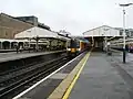 A South West Trains service leaving platform 6.