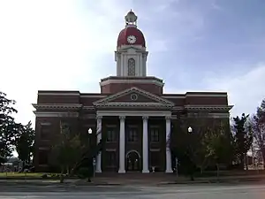 Worth County courthouse in Sylvester