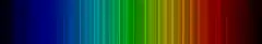 Color lines in a spectral range