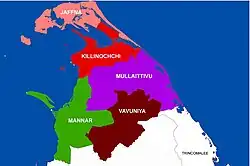 Districts of the Northern Province