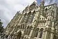 The south transept facade at York Minster has "lancet" windows.