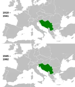 Yugoslavia during Interwar period and the Cold War