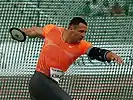 Discus throw at Barcelona.