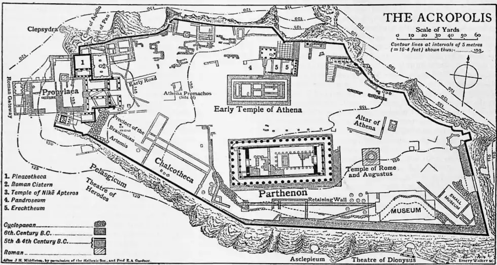 1911 Britannica - Athens - The Acropolis.png