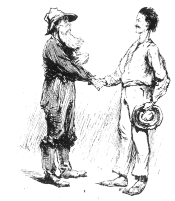 two men shaking hands