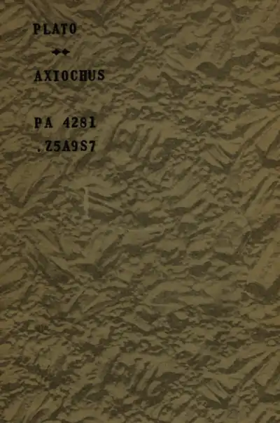 Axiochus (Plato) - Cover.png