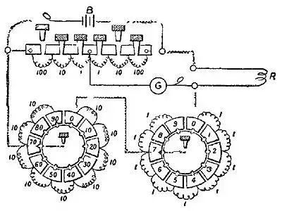 Britannica Wheatstone's Bridge, Connexions.jpg