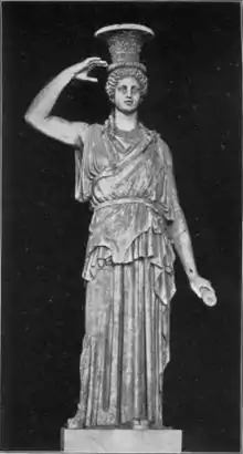 CARYATIDES NOW IN THE VILLA ALBANI AT ROME