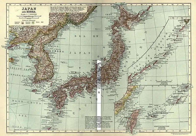 EB1911 Japan - Japan and Korea.jpg