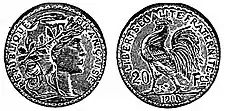 EB1911 Numismatics - French 20 francs.jpg