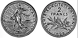 EB1911 Numismatics - French 2 francs.jpg