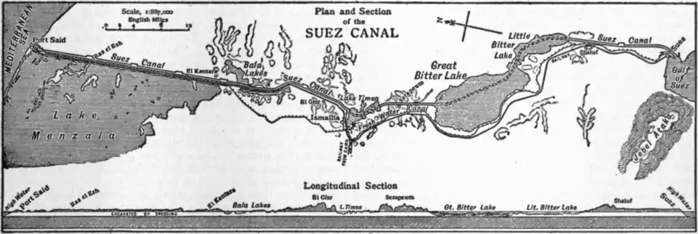 EB1911 Suez Canal , plan and section.png