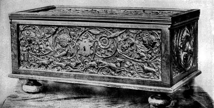 EB1911 Wood-Carving - German chest.jpg