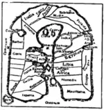 Fig. 7.—Map of Albi (8th century).