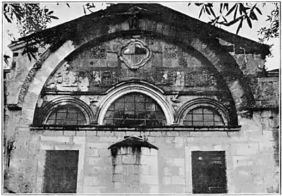 Trebizond: Façade of Hagia Sophia on the South.