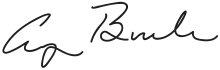 Signature of George Bush