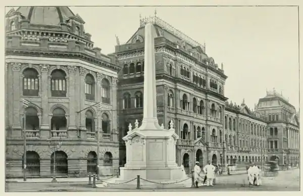 Holwell Monument & Bengal Secretariat.png