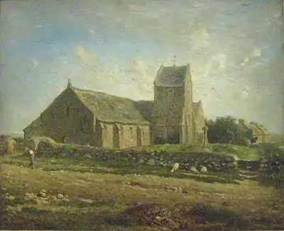 Jean-François Millet, L'Eglise de Gréville.jpg