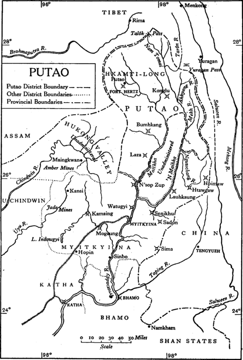 Fig. 21. Sketch map of Putao.