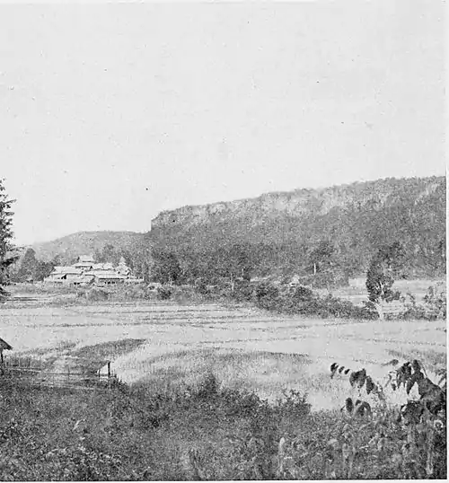 Fig. 26. Fault Scarp at Pong Wo, Northern Shan States.