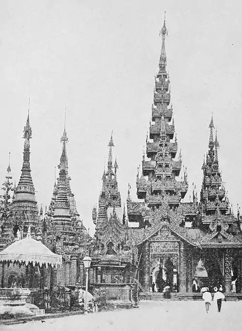 Fig. 68. Shwe Dagôn Pagoda platform.