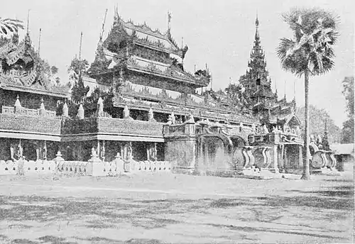 Fig. 76. Queens' Monastery, Mandalay.