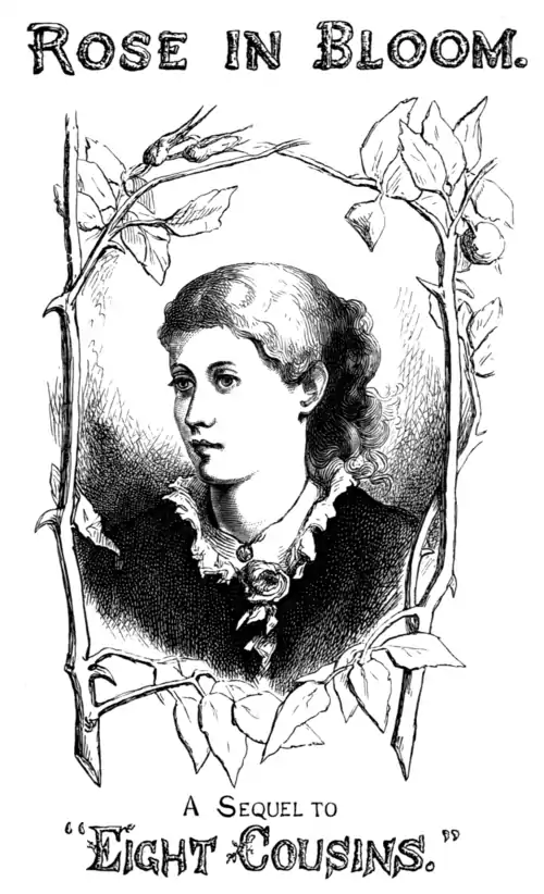 Rose in Bloom (Alcott) - Frontispiece.png