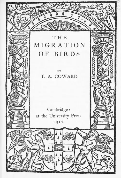 Title Page fo The Migration of Birds