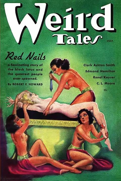 Weird Tales cover image for July 1936