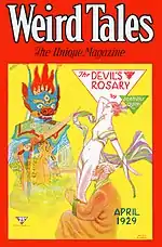 Weird Tales cover image for April 1929