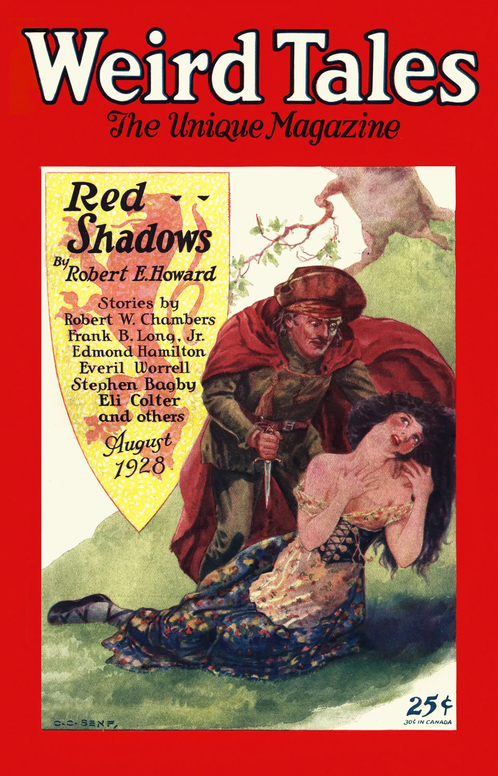 Weird Tales cover image for August 1928