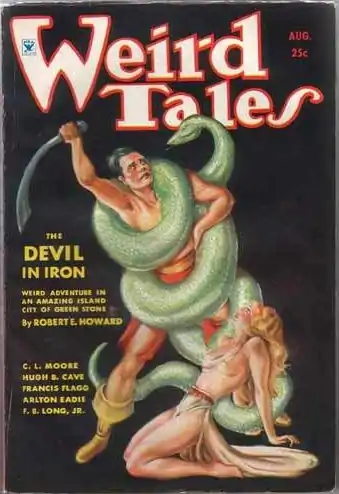 Weird Tales cover image for August 1934