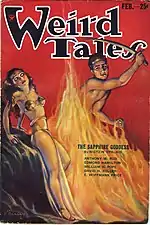 Weird Tales cover image for February 1934