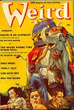 Weird Tales cover image for February 1939