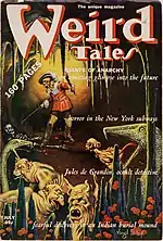 Weird Tales cover image for July 1939