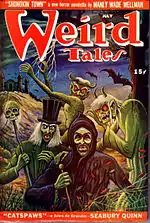 Weird Tales cover image for July 1946