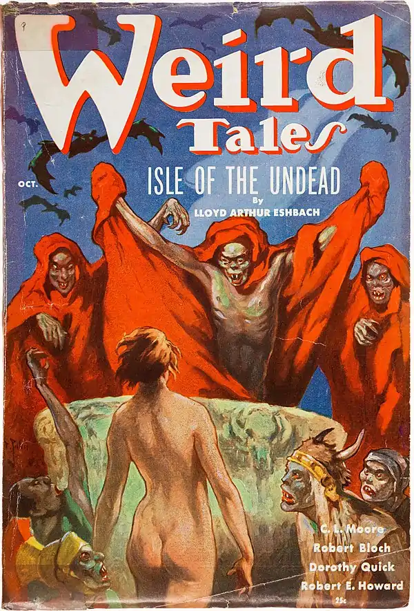 Weird Tales cover image for October 1936