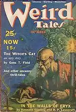 Weird Tales cover image for October 1939