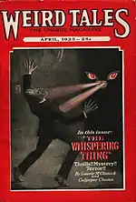 Weird Tales cover for April 1923