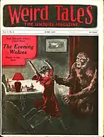 Weird Tales cover for June 1923