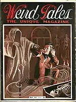 Weird Tales cover for November 1923