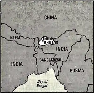 World Factbook (1982) Bhutan.jpg